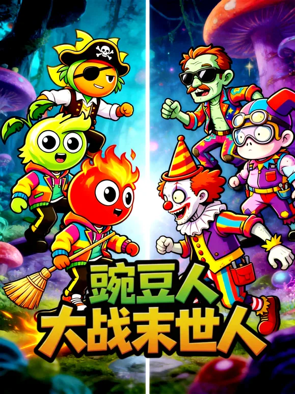 豌豆人大战末世人